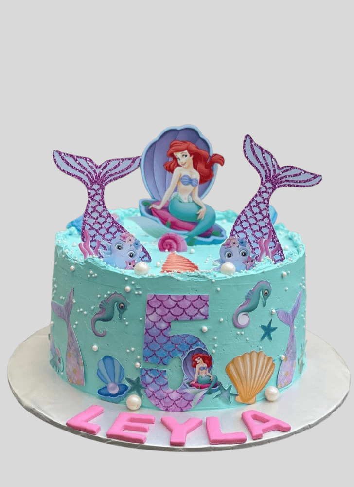Beauteous Disneys Ariel Cake