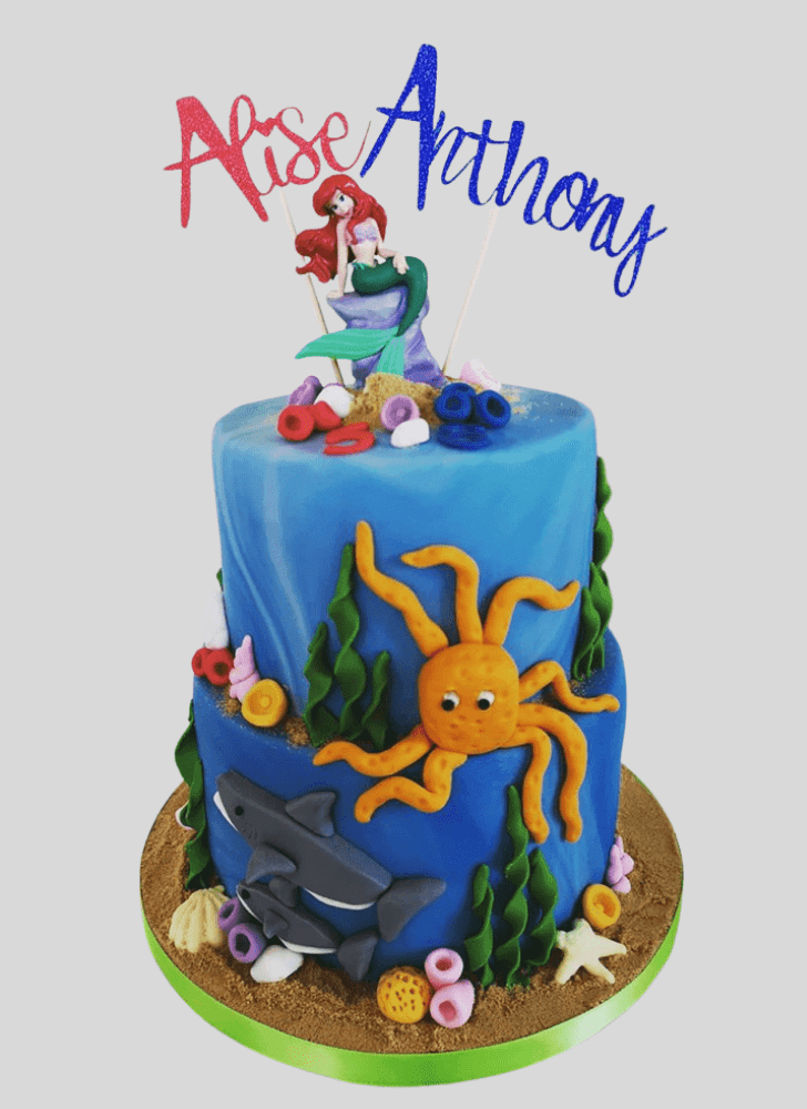 Captivating Disneys Ariel Cake