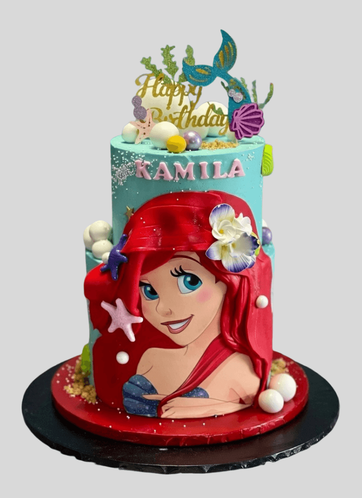 Excellent Disneys Ariel Cake
