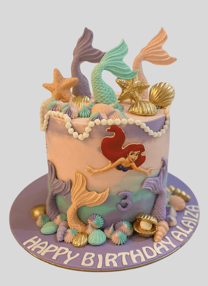 Ideal Disneys Ariel Cake