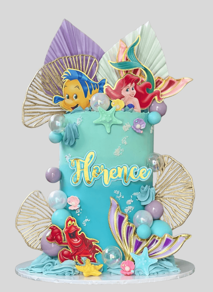 Magnetic Disneys Ariel Cake