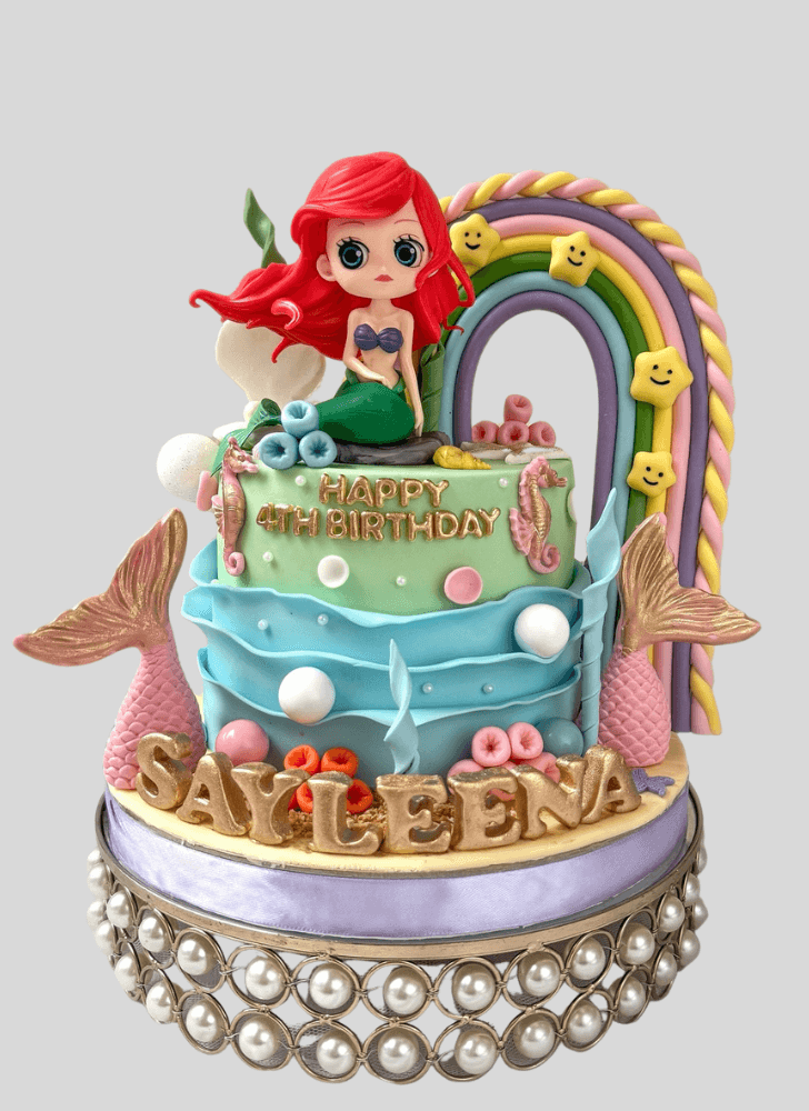 Marvelous Disneys Ariel Cake
