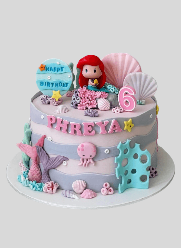 Mesmeric Disneys Ariel Cake