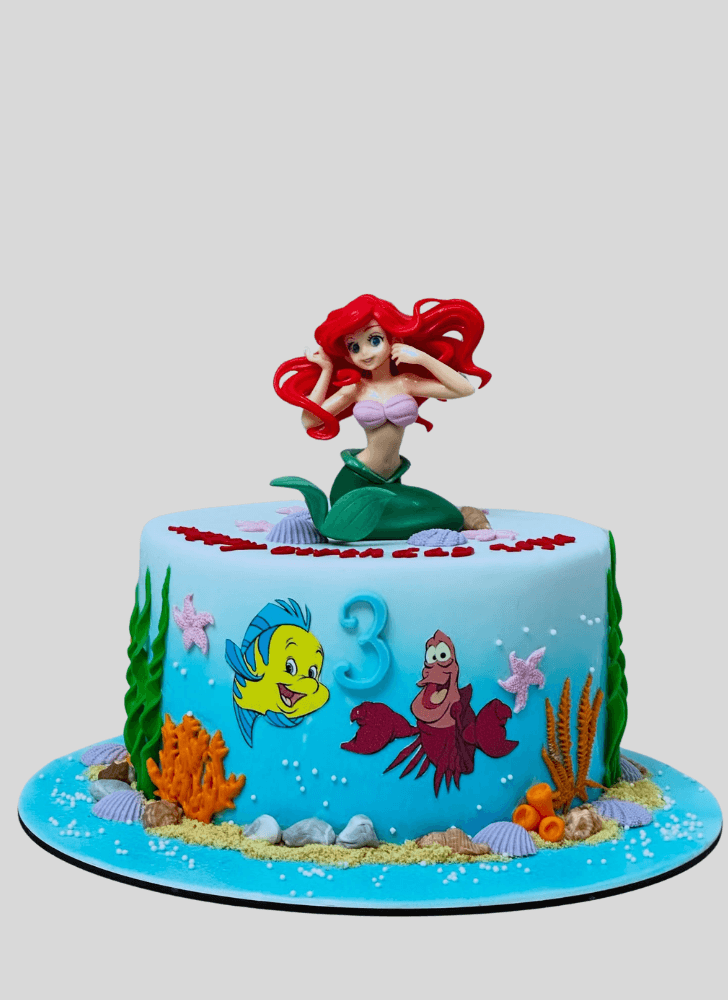 Radiant Disneys Ariel Cake