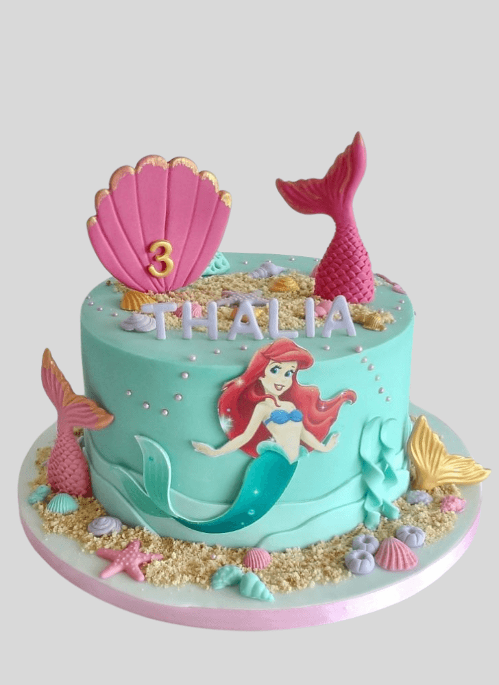 Shapely Disneys Ariel Cake