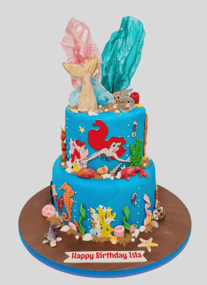 Stunning Disneys Ariel Cake