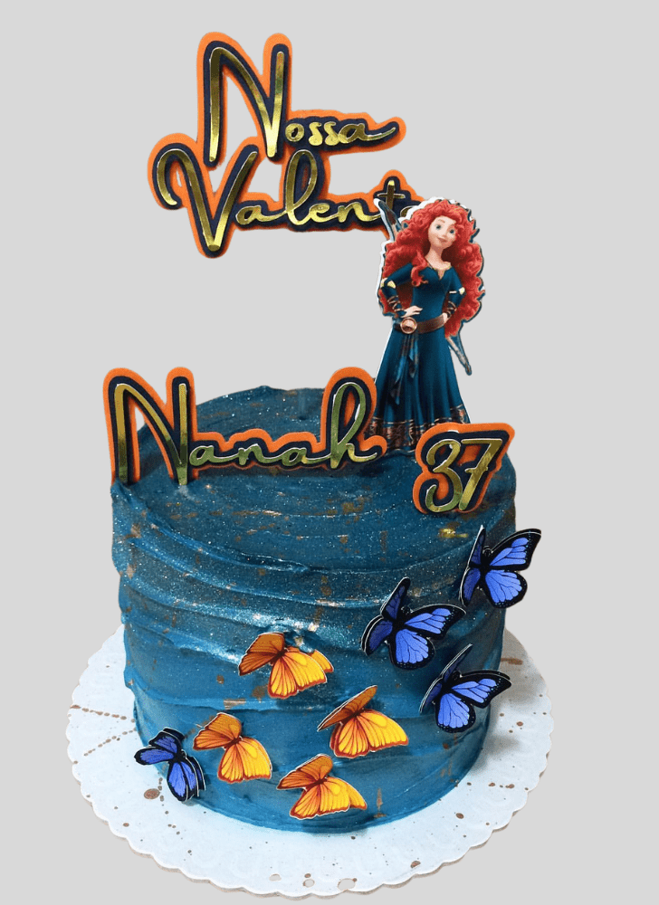 Pretty Brave Movie Cake