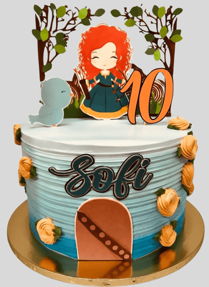 Slightly Brave Movie Cake
