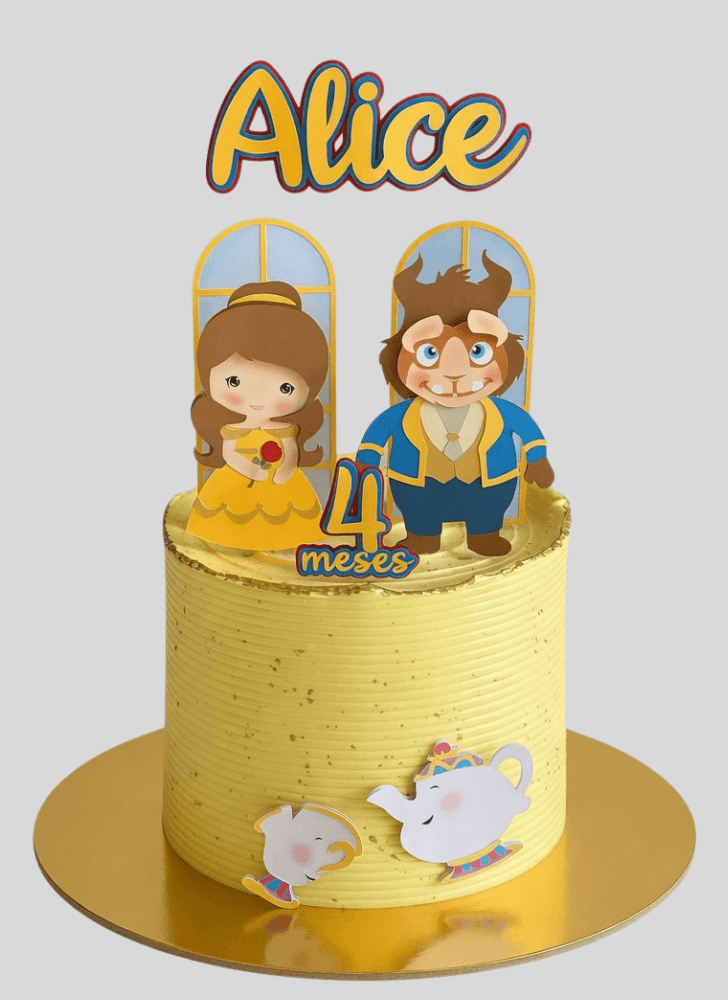 Appealing Disneys Belle Cake