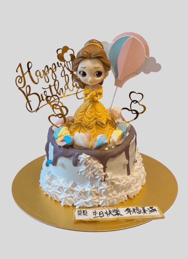 Bewitching Disneys Belle Cake