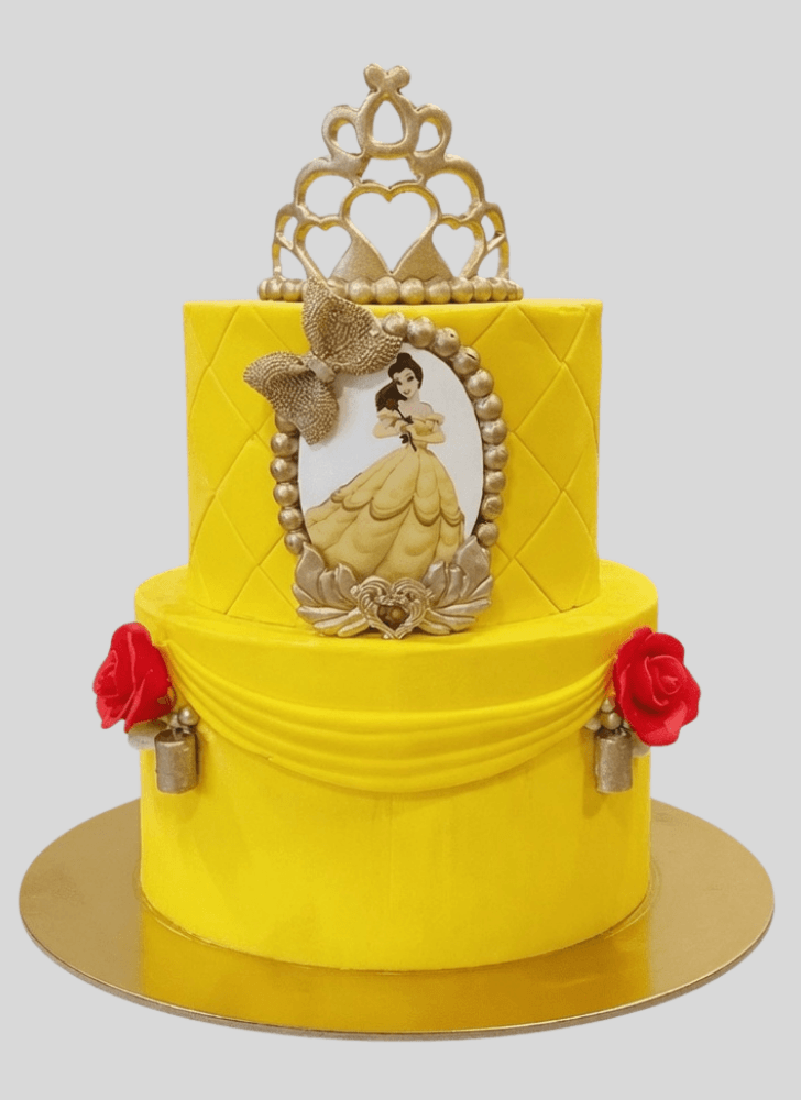 Captivating Disneys Belle Cake