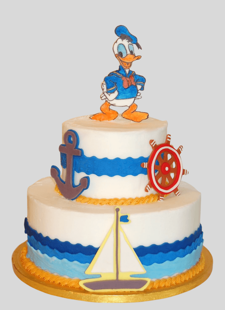 Radiant Donald Duck Cake