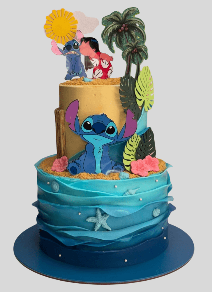Admirable Lilo and Stitch Cake Design