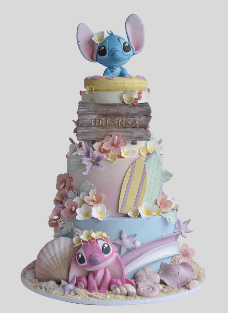 Charming Lilo and Stitch Cake