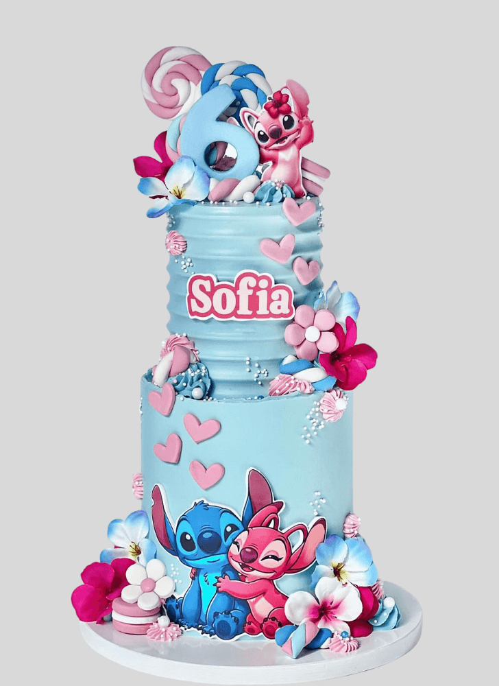 Ravishing Lilo and Stitch Cake