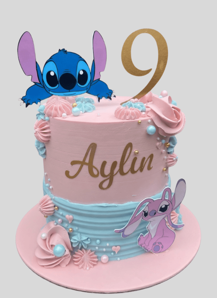 Refined Lilo and Stitch Cake