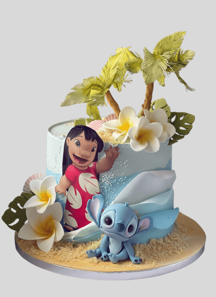 Shapely Lilo and Stitch Cake