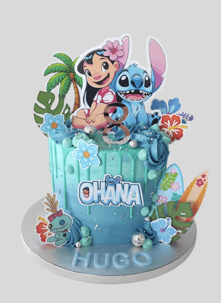 Slightly Lilo and Stitch Cake