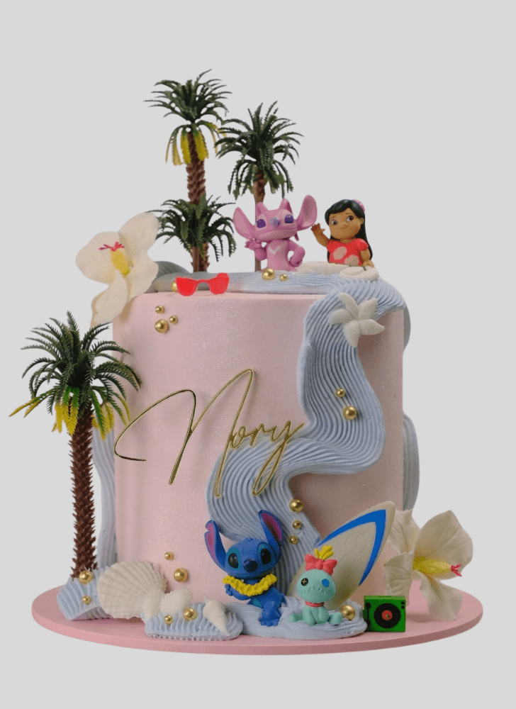 Stunning Lilo and Stitch Cake
