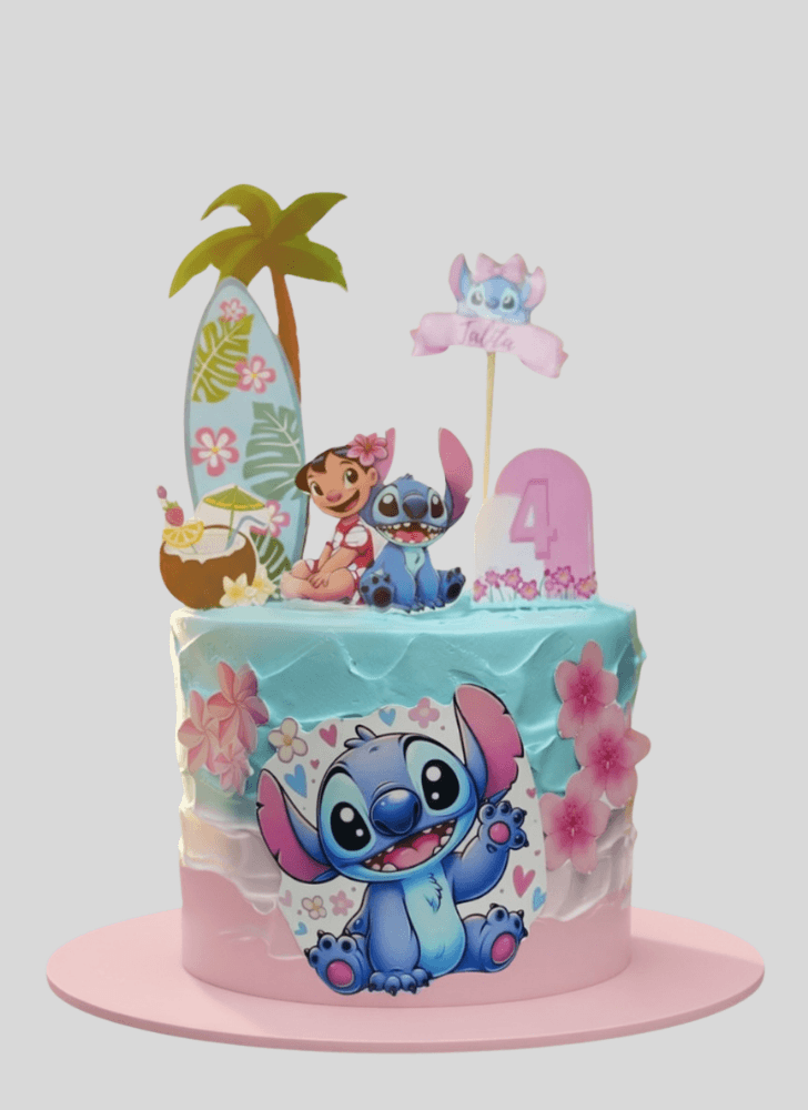 Superb Lilo and Stitch Cake