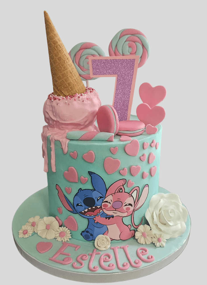 Wonderful Lilo and Stitch Cake Design