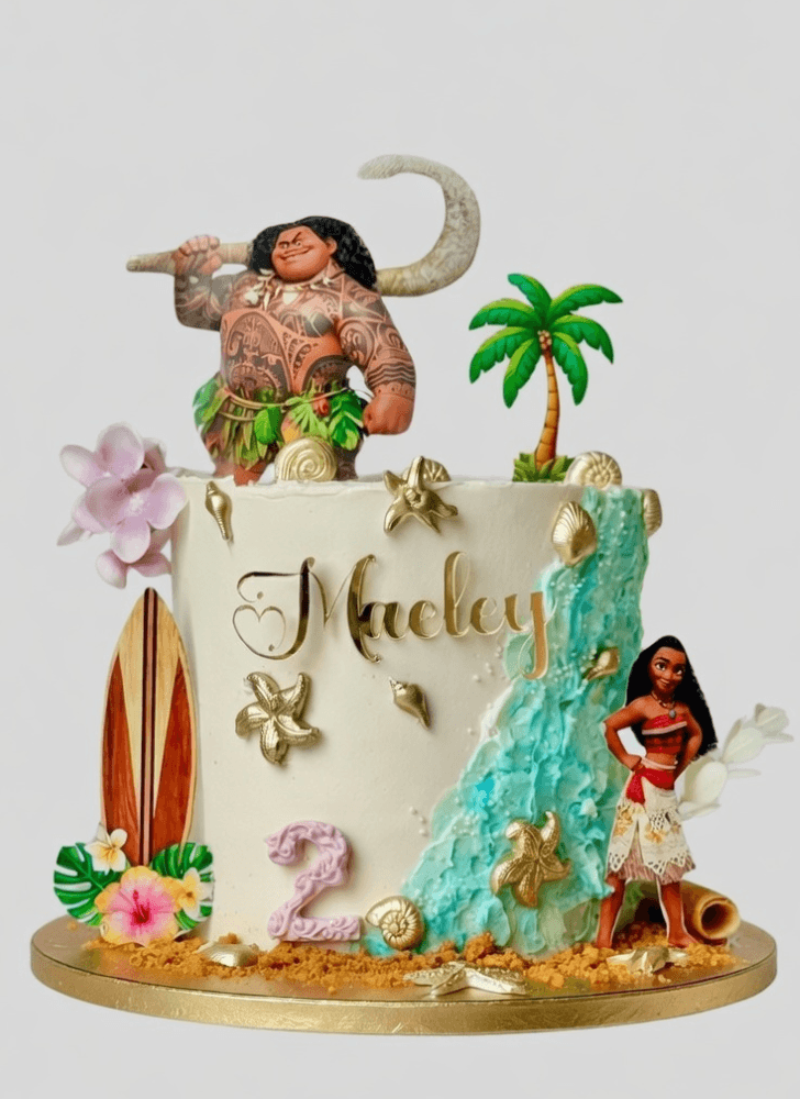 Admirable Moana Cake Design