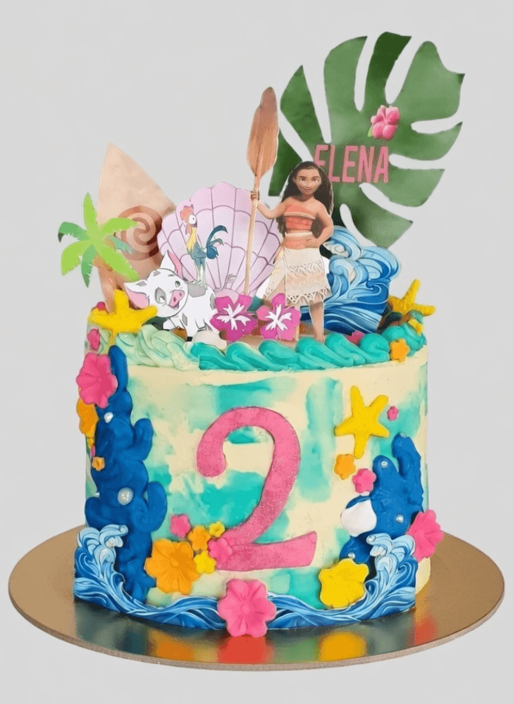 Adorable Moana Cake