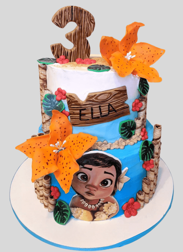 Beauteous Moana Cake