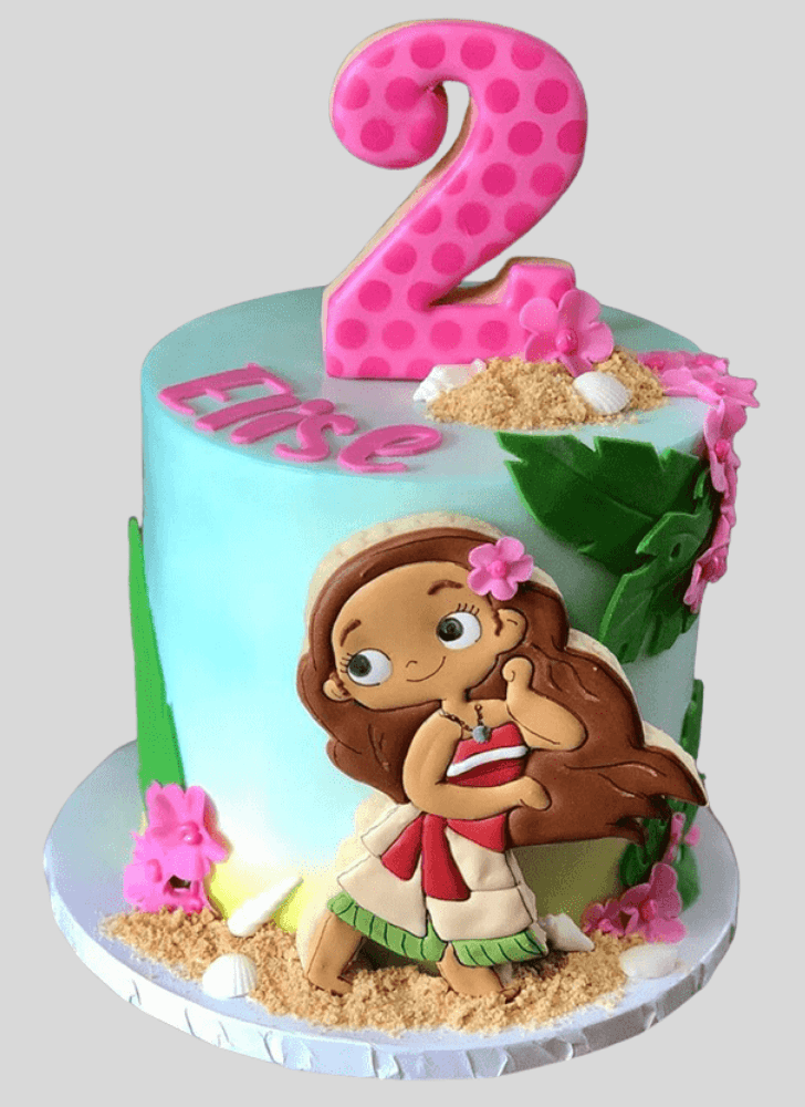 Charming Moana Cake