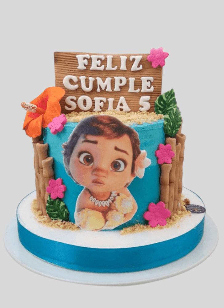 Dazzling Moana Cake