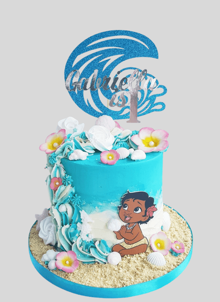 Delicate Moana Cake