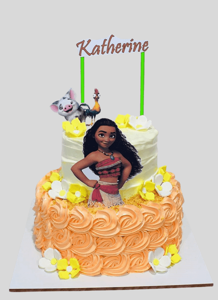 Elegant Moana Cake