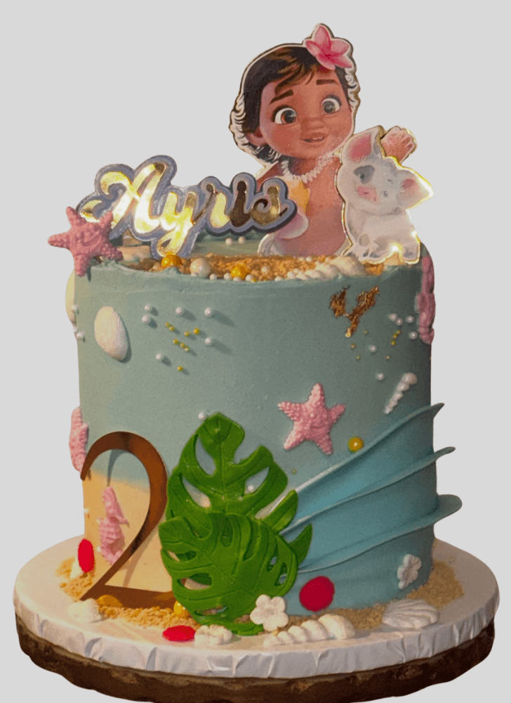 Fascinating Moana Cake