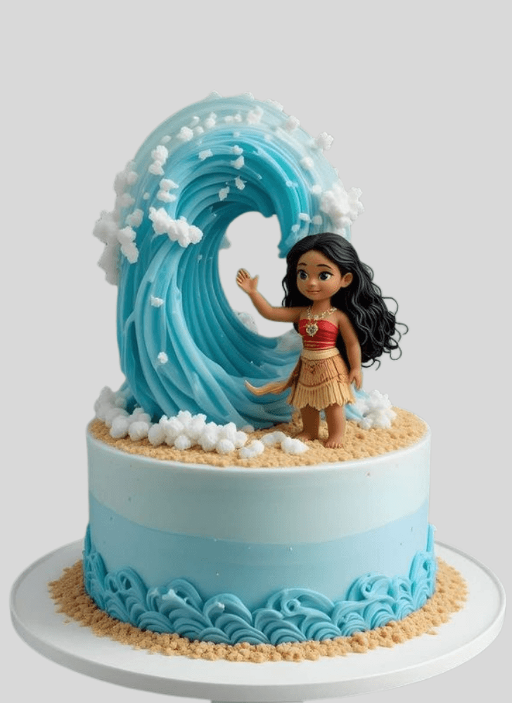 Magnetic Moana Cake