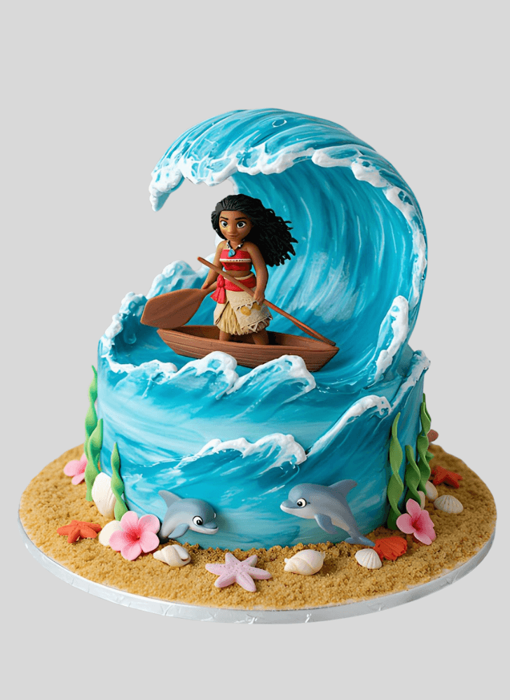 Pleasing Moana Cake