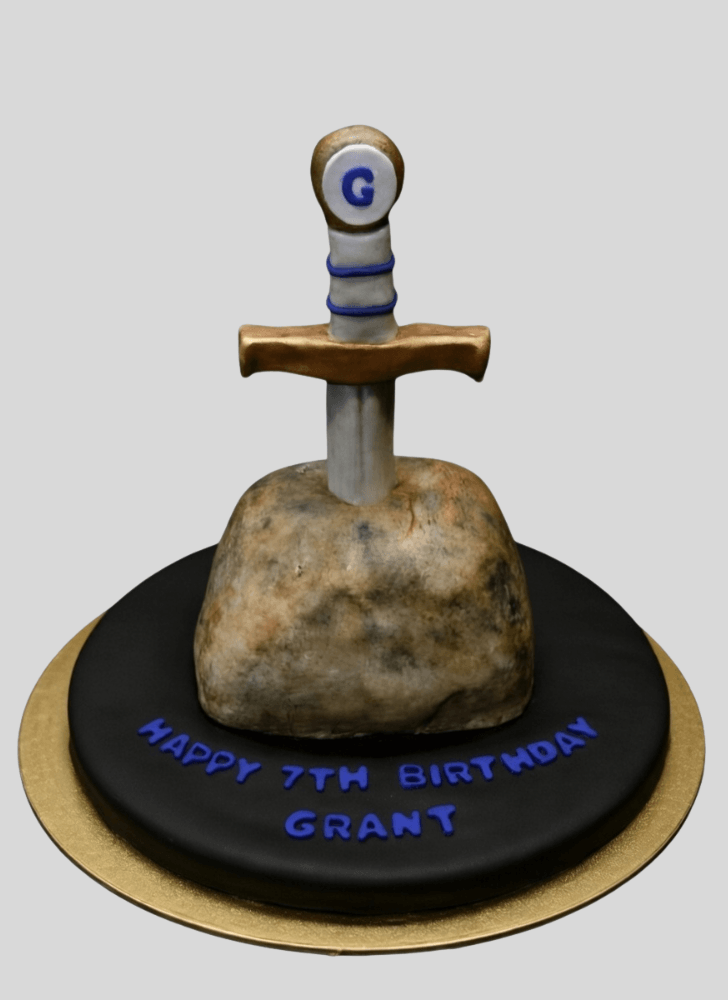 Adorable The Sword in the Stone Cake