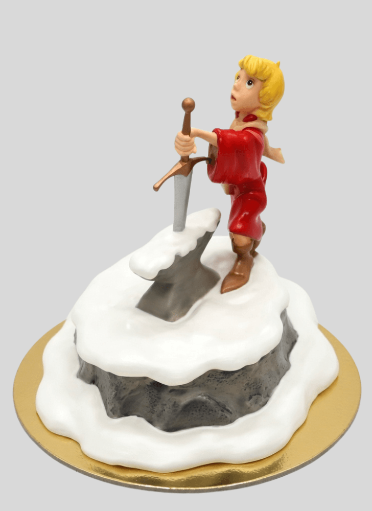 Alluring The Sword in the Stone Cake