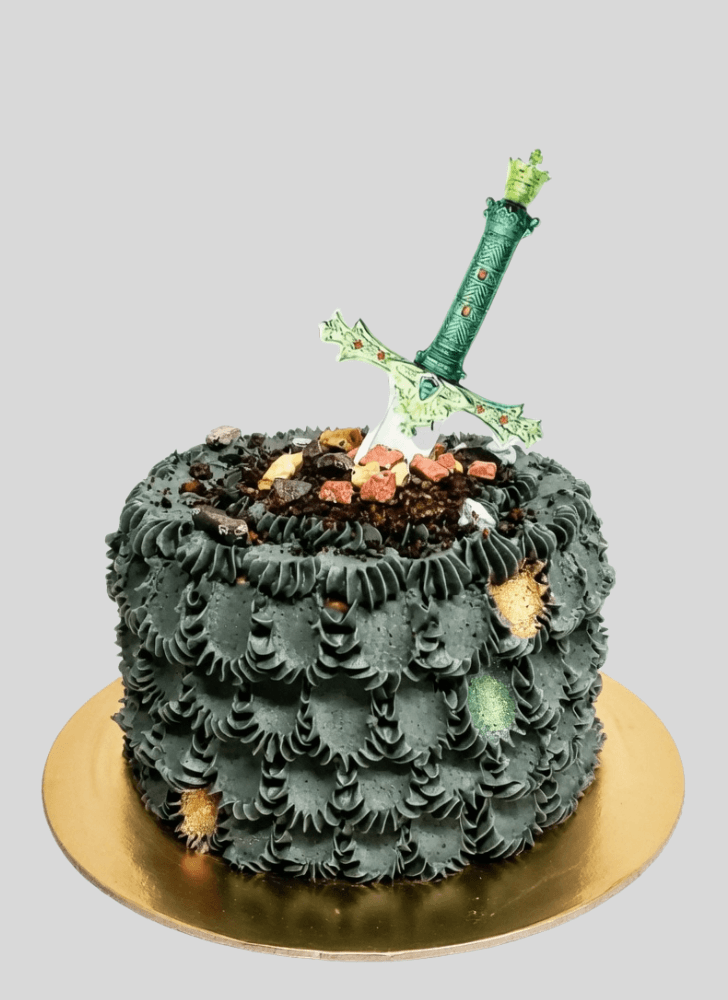 Angelic The Sword in the Stone Cake