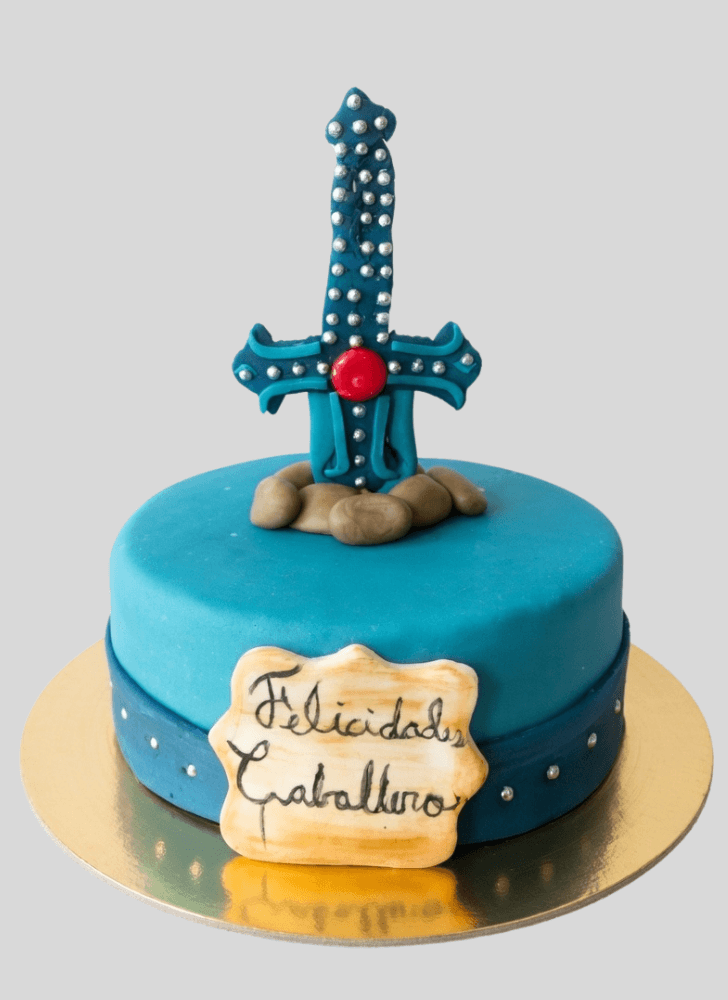 Captivating The Sword in the Stone Cake