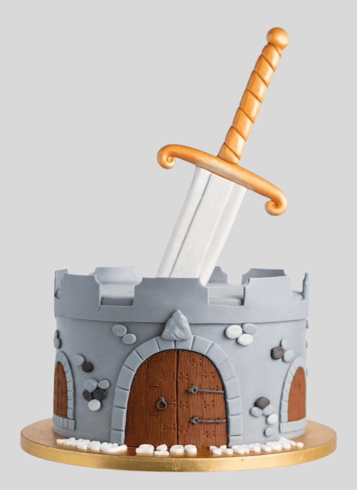 Charming The Sword in the Stone Cake