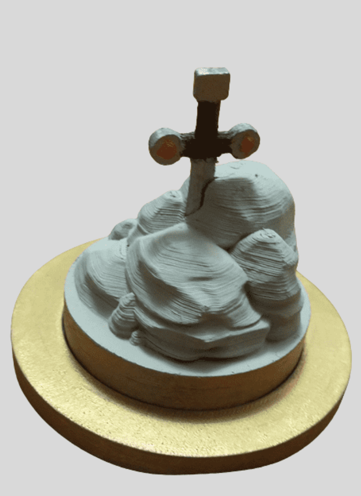 Divine The Sword in the Stone Cake