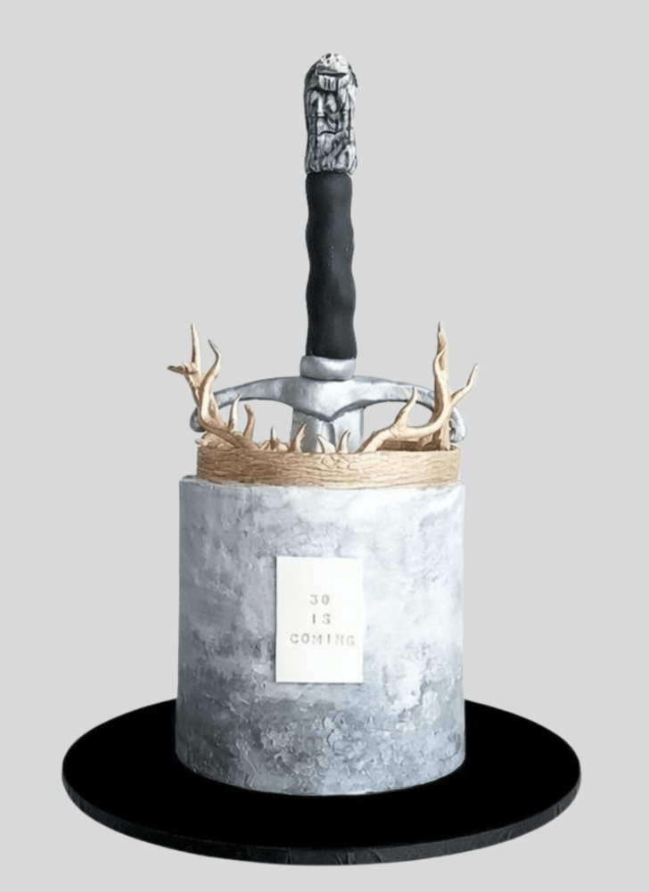 Elegant The Sword in the Stone Cake