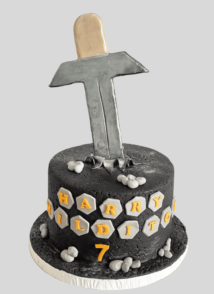 Fascinating The Sword in the Stone Cake