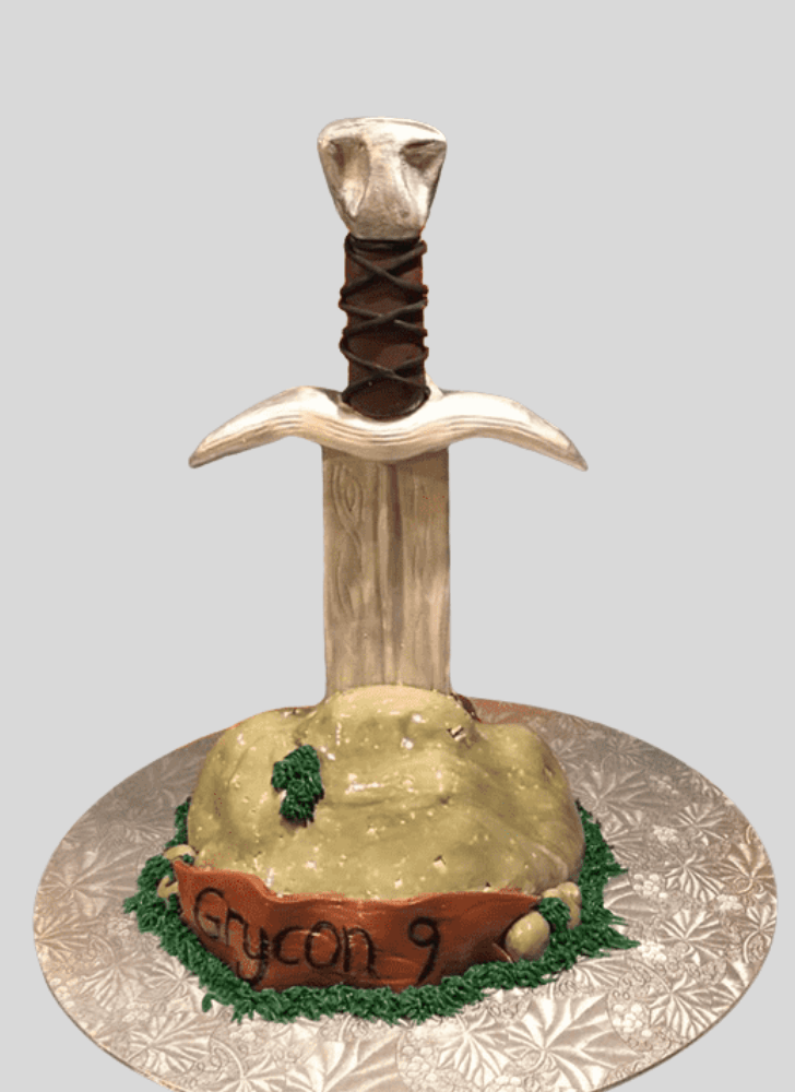 Good Looking The Sword in the Stone Cake