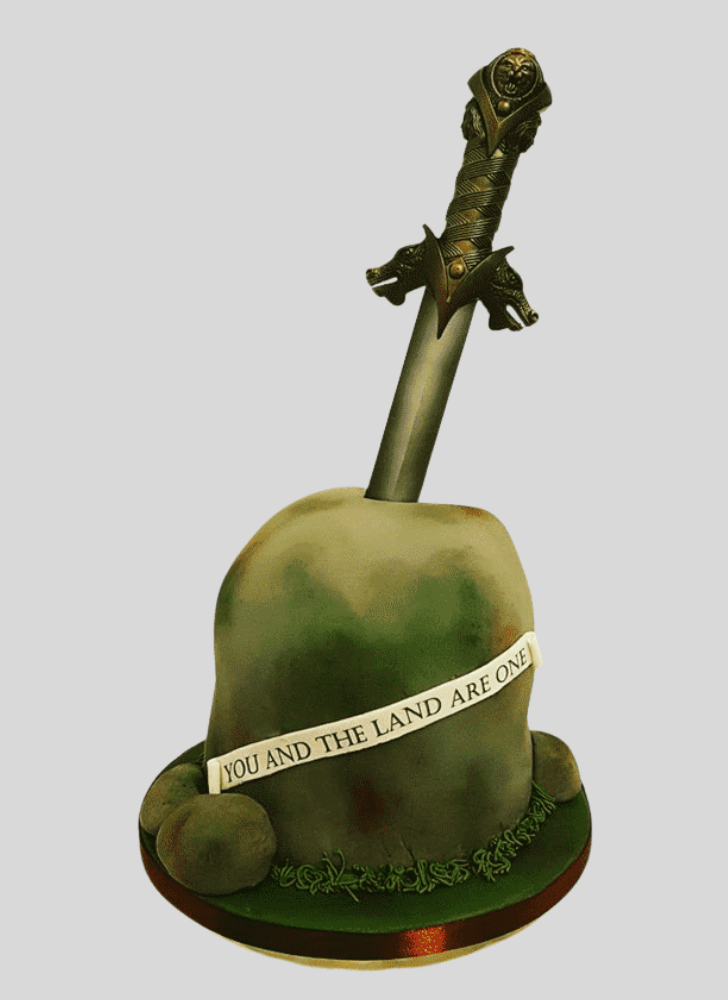 Gorgeous The Sword in the Stone Cake