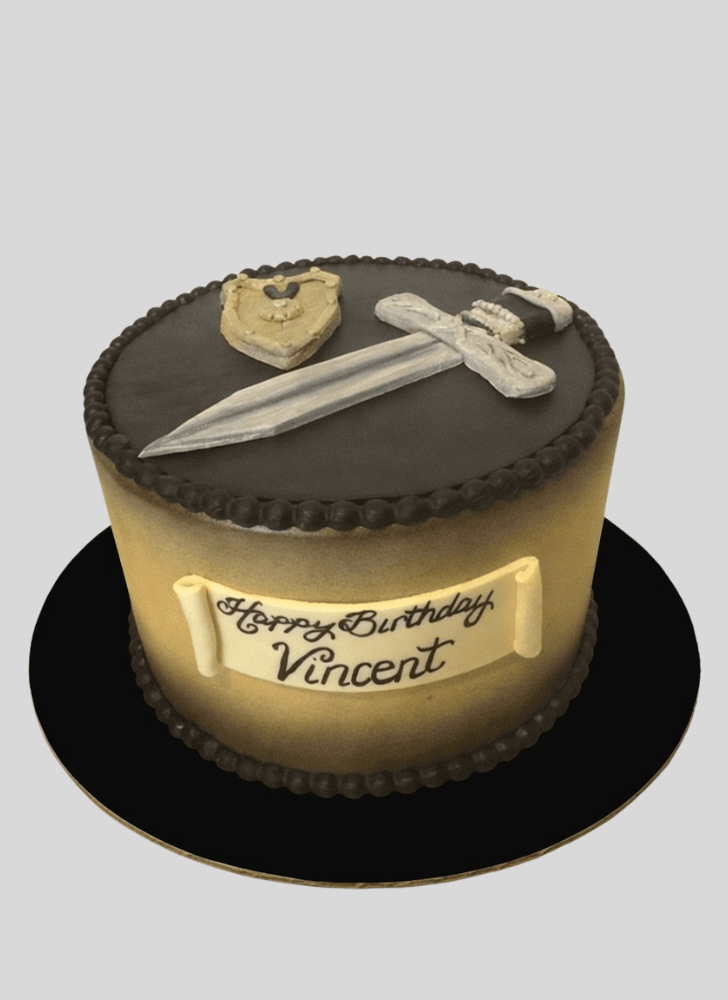 Grand The Sword in the Stone Cake