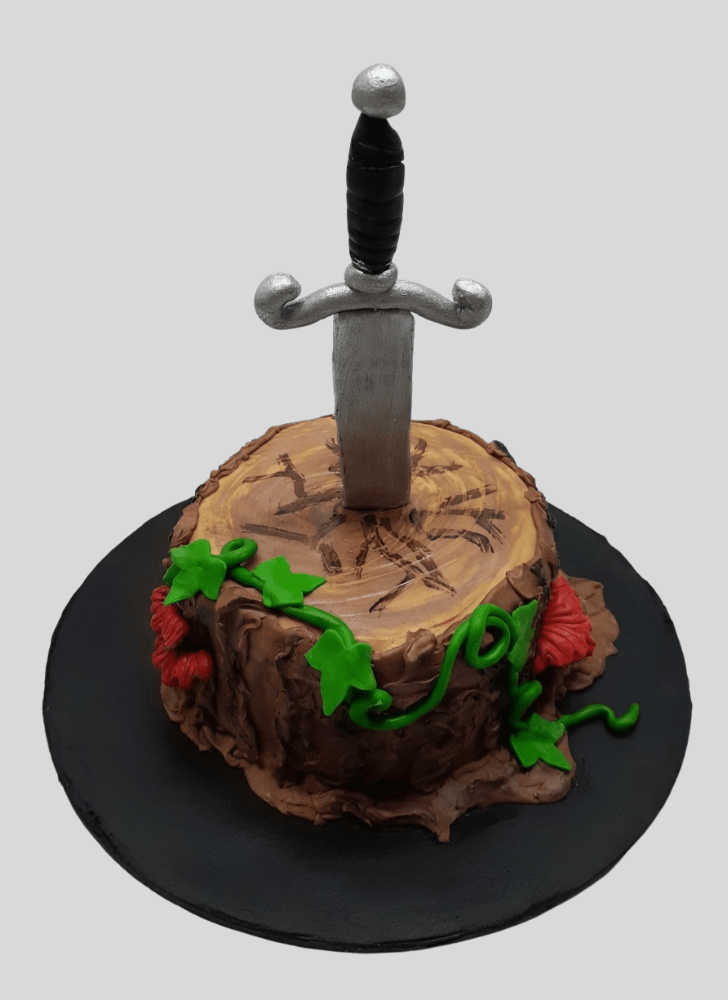 Magnetic The Sword in the Stone Cake