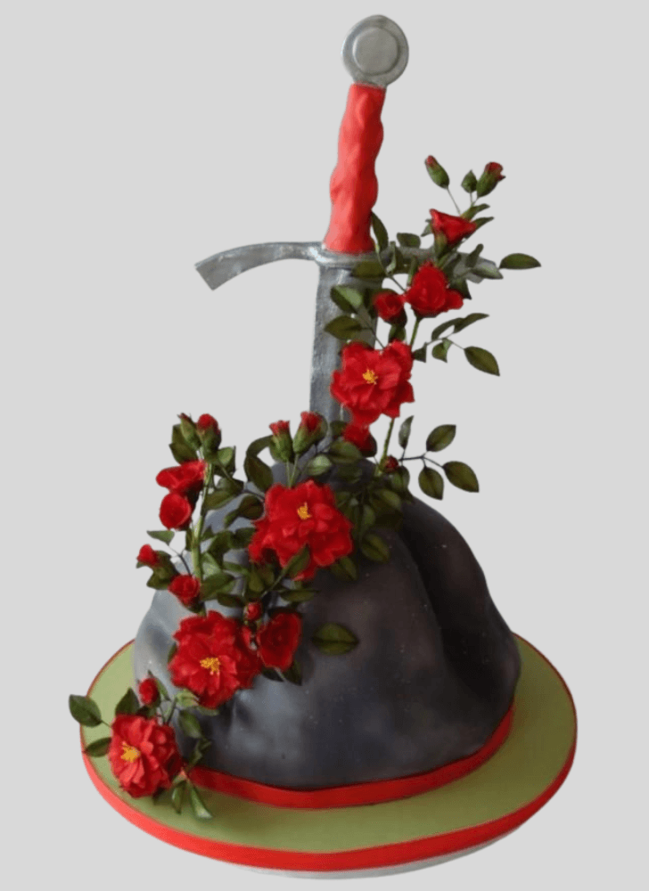 Mesmeric The Sword in the Stone Cake