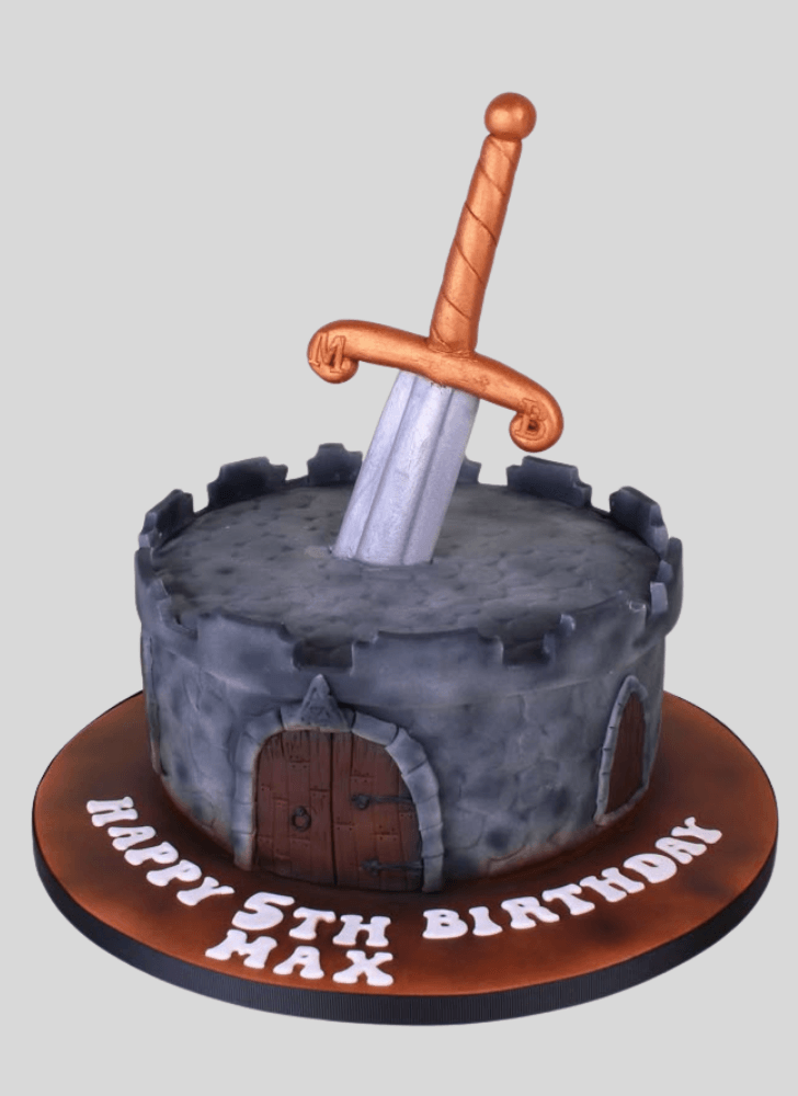 Nice The Sword in the Stone Cake