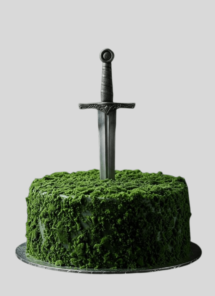 Pleasing The Sword in the Stone Cake
